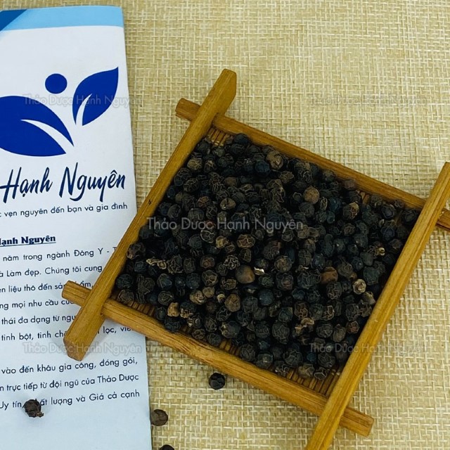 Hạt tiêu đen 100g, tiêu đen khô, nguyên hạt, cay thơm, gia vị nấu ăn, tẩm ướp, pha đồ chấm