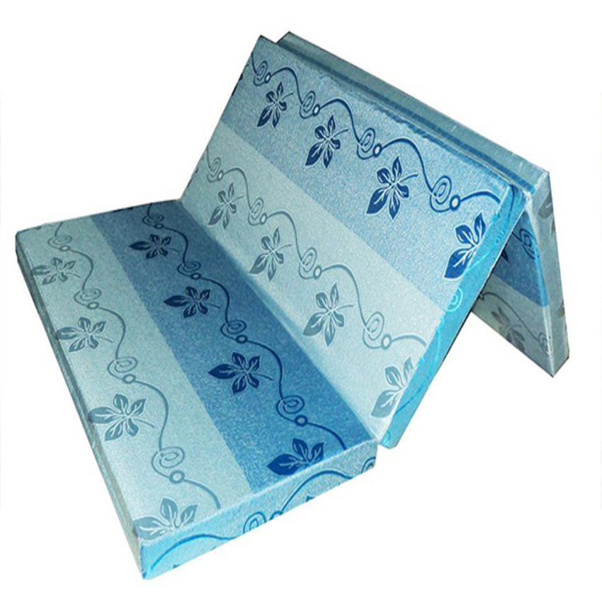 Nệm bông ép Korea hàn quốc 1m x 2m x 9cm  (Giao màu áo nệm ngẫu nhiên)