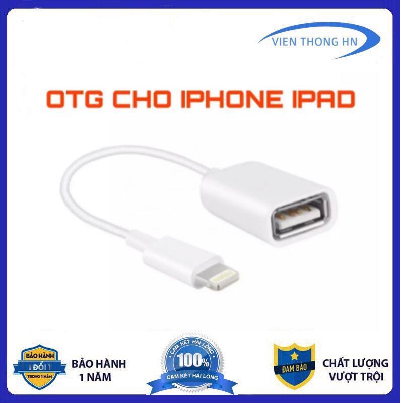 Bảng giá Đầu chuyển Jack chuyển adapter OTG CHO IPHONE IPAD ios 13 trở lên - Cáp OTG cho iphone ipad cổng Lightning - OTG lightning Phong Vũ