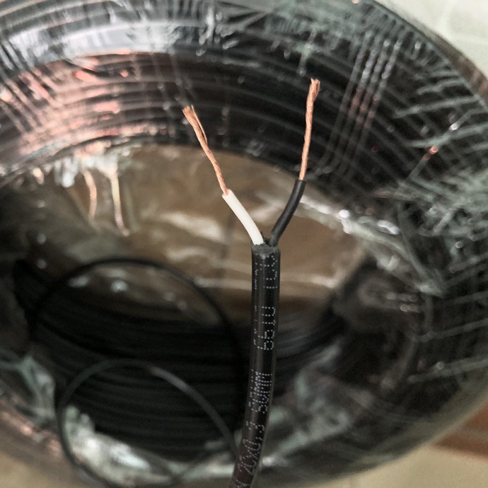 Dây cáp điện tròn, cáp điều khiển 2 lõi 2x0.3mm