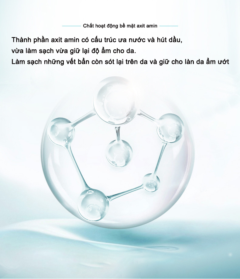 【💯Hàng thật】DETVFO Sữa rửa mặt Axit amin 120g