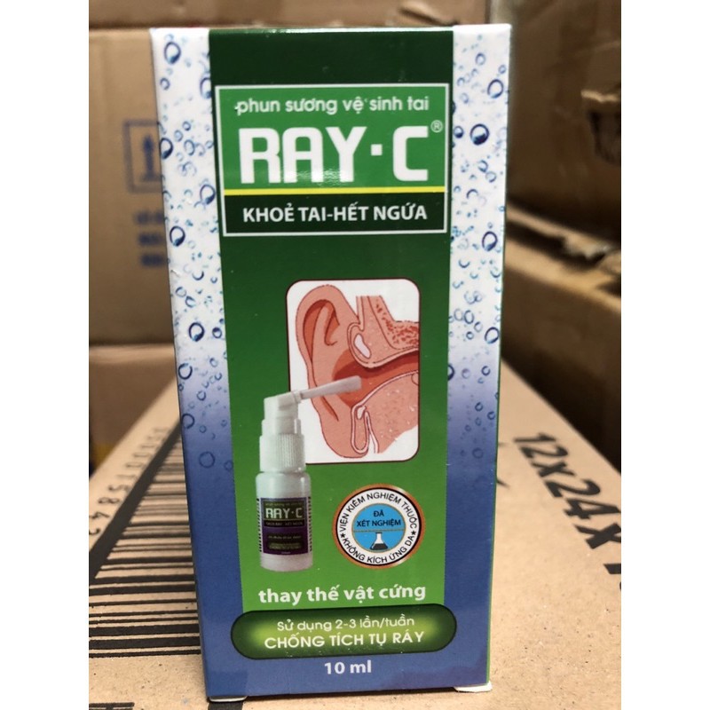 Ray C - Phun Sương Vệ Sinh Tai - Lọ 10ml