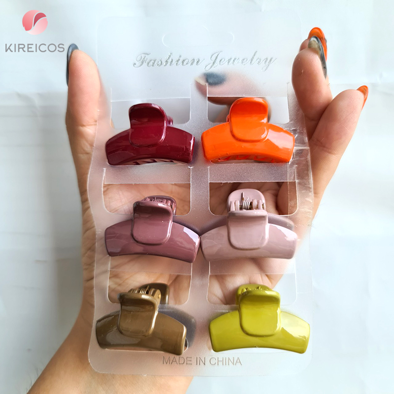 Set 6 kẹp gấp tóc nhỏ cao cấp nhiều mẫu no 267 - kireicos