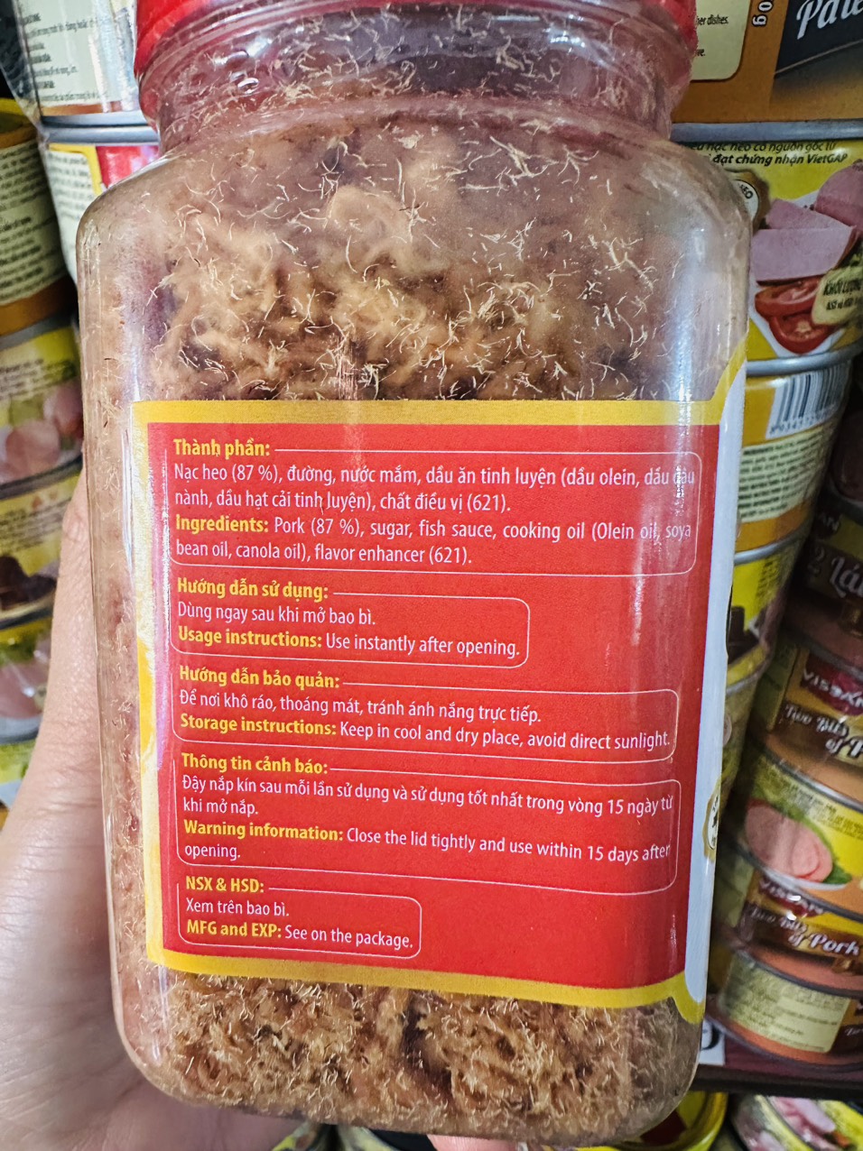 Chà bông giòn 180g Vissan