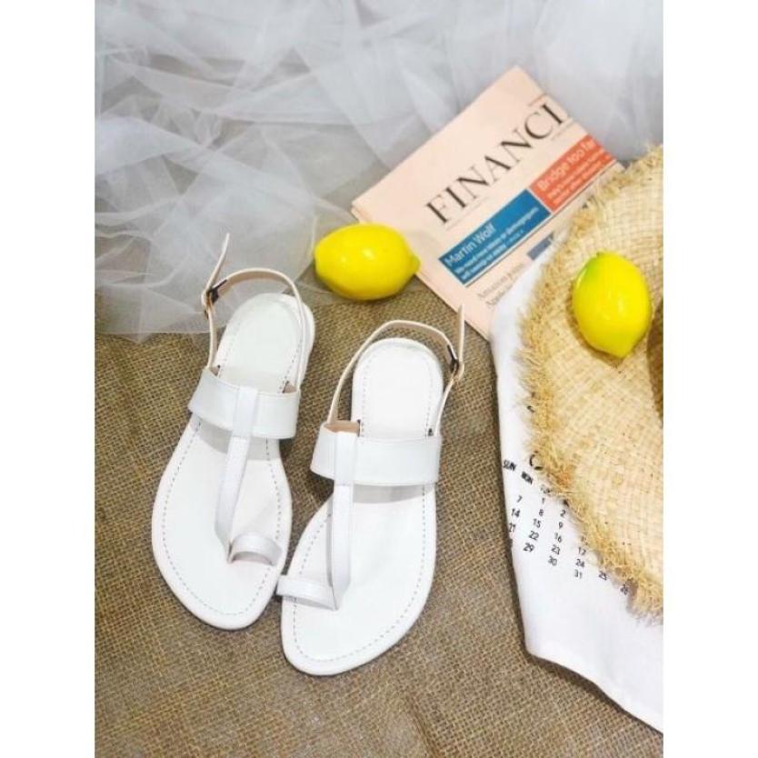 Giày Sandal Đế Bệt Xỏ Ngón Quai Mảnh Năng Động giá rẻ
