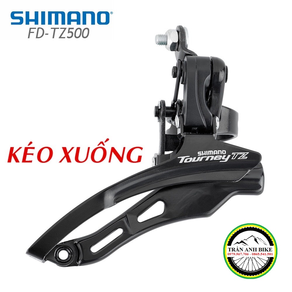Sang đĩa xe đạp shimano tourney fd tz500 - hàng chính hãng