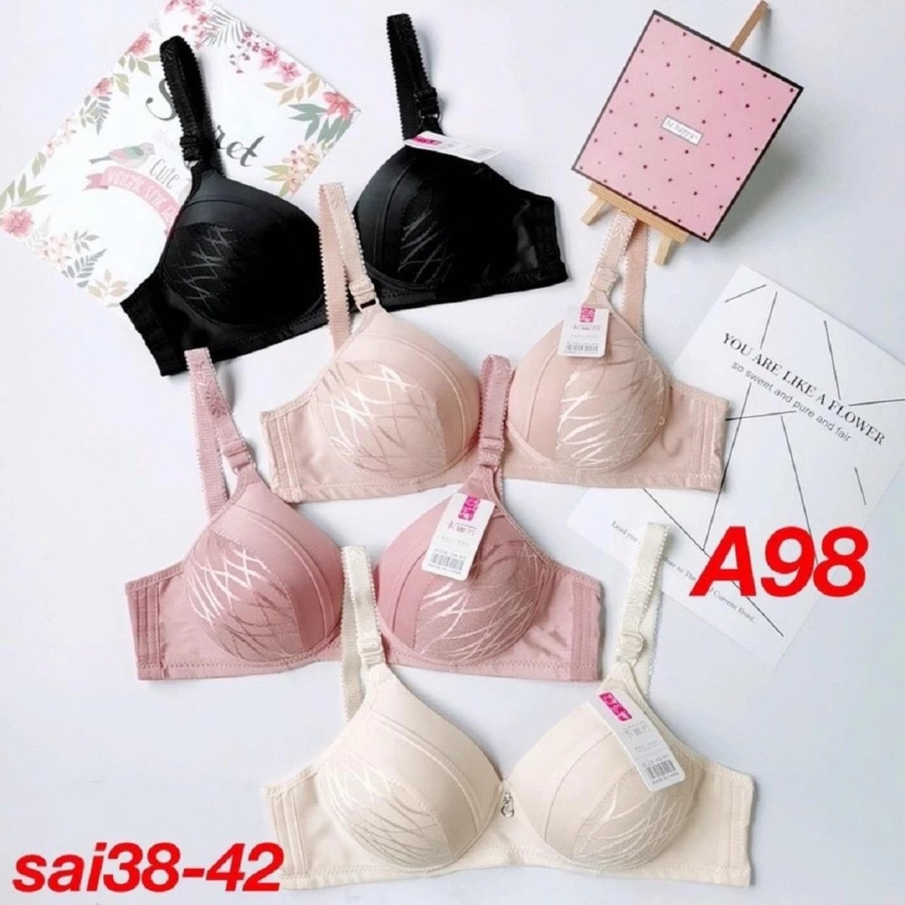 Áo lót su- áo lót không gọng đệm mỏng hàng đẹp