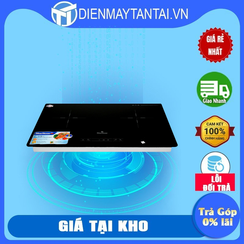 Bếp điện từ đôi lắp âm bluestone icb-6818