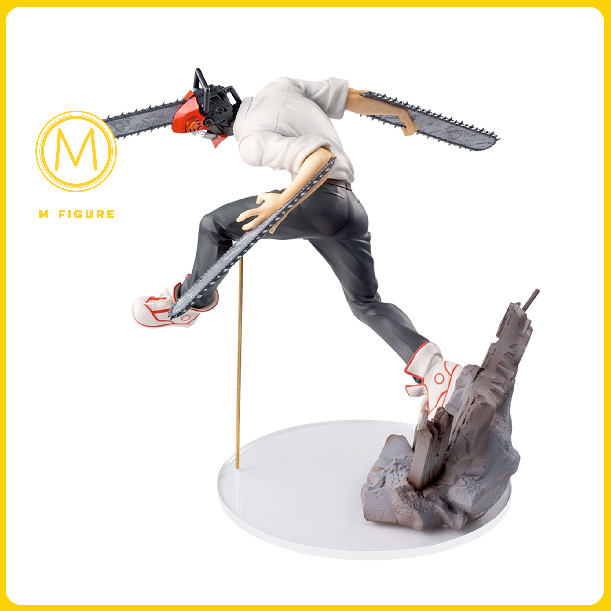 MÔ HÌNH CHÍNH HÃNG DENJI - Chainsaw Man - Luminasta (SEGA)