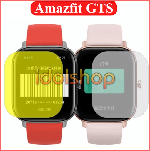 Miếng dán màn chống xước Xiaomi Amazfit GTS trong suốt