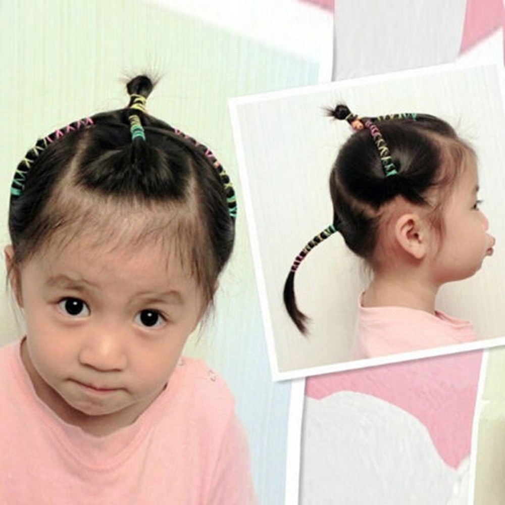 Set 1000 dây chun cột tóc cho bé gái