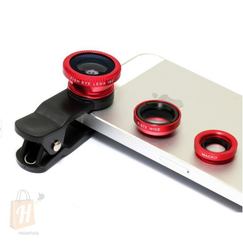 Bảng giá Lens chụp hình cho điện thoại 3 trong 1 Universal Clip Lens - Hình Ảnh Rõ Nét Phong Vũ