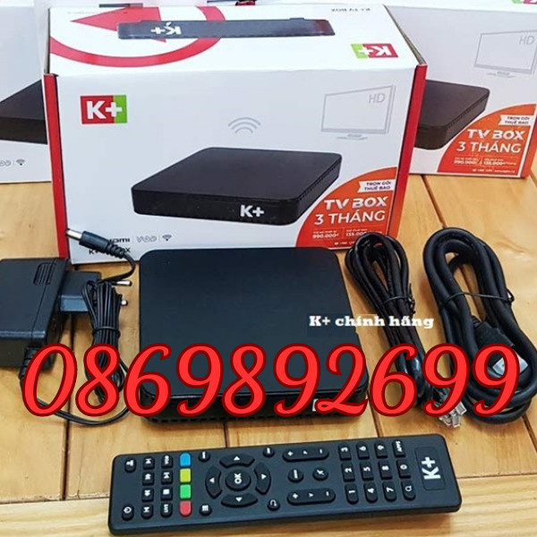 K+ TV BOX KÈM 03 THÁNG THUÊ BAO GÓI TRỌN VẸN