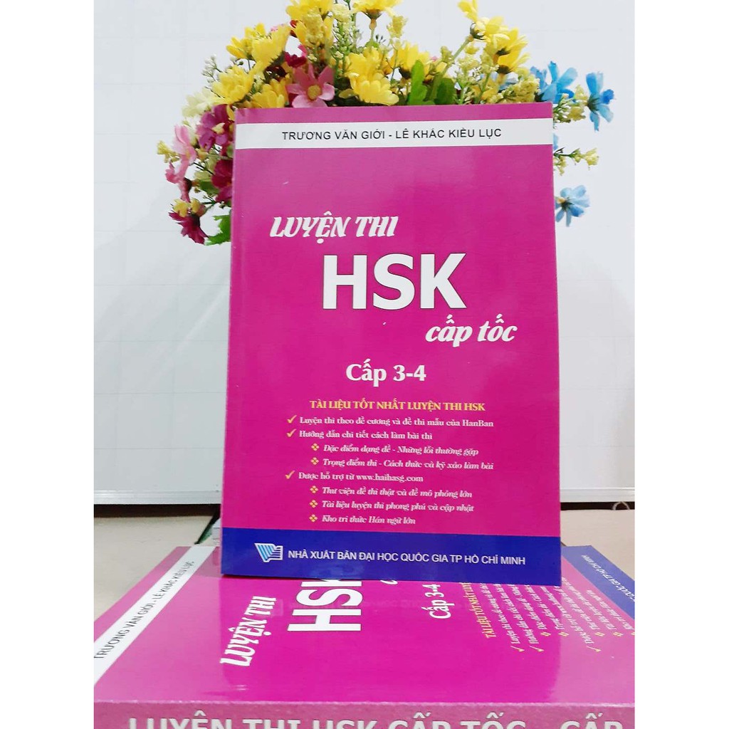 Sách - Luyện thi HSK cấp tốc cấp 3-4+KÈM MP3 NGHE ONLINE