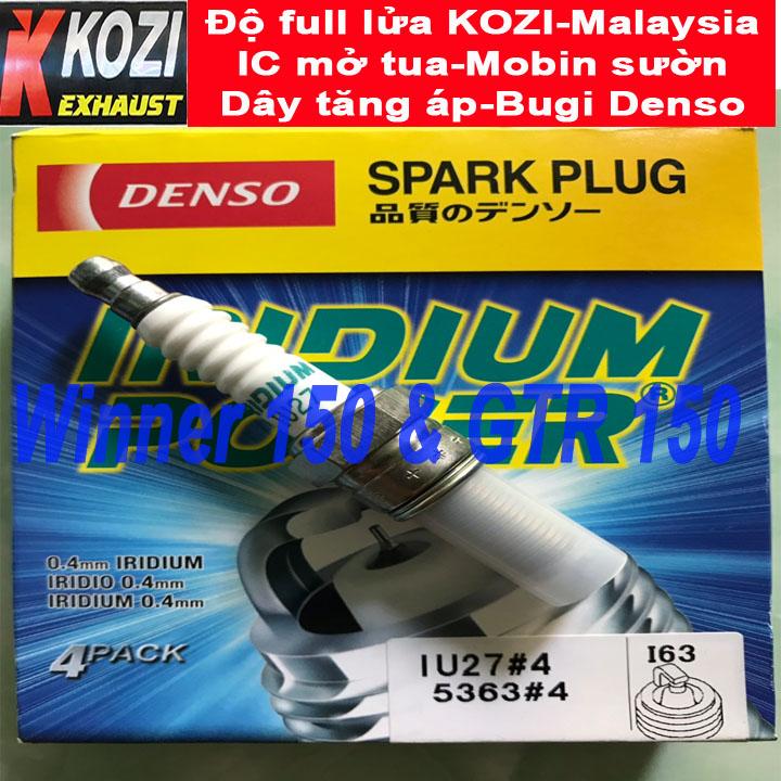 Độ full bộ tứ cho dàn lửa xe Winner 150 & GTR 150 - KOZI Malaysia