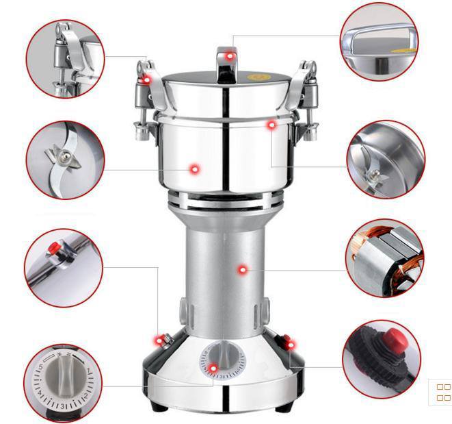 Máy Xay Bột Khô Siêu Mịn Đa Năng