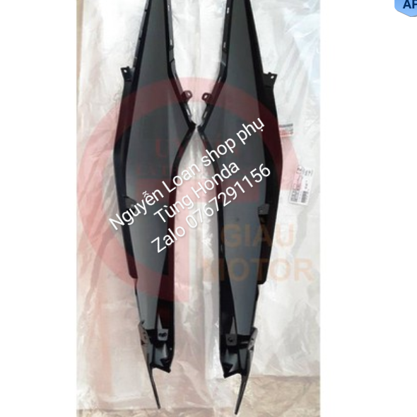 Ốp sườn exciter 150 đen bóng hàng zin chính hãng