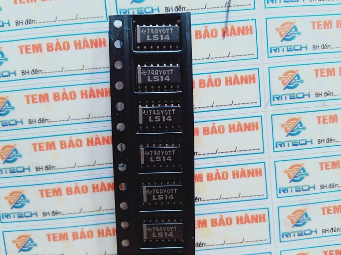 Combo 5 con ls14, sn74ls14dr, 74ls14 ic soic-14 39mm ic
