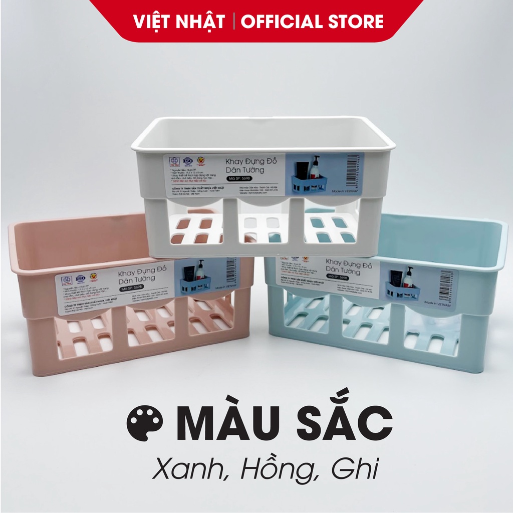 Khay Đựng Đồ Dán Tường Đa Năng 5698 Việt Nhật