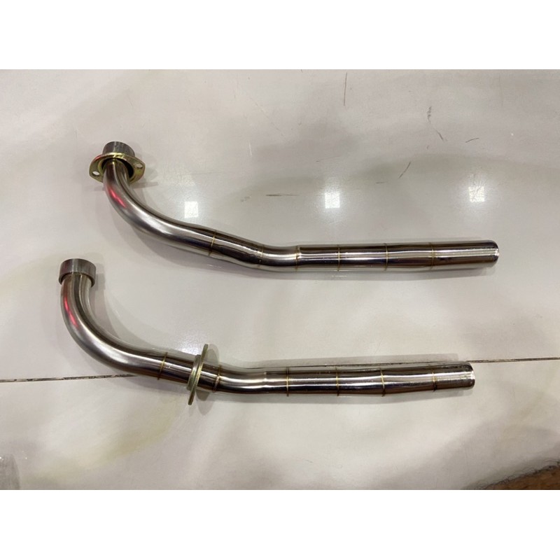 cổ pô 27ly inox 7 khúc dream, wave, cub hàn pô