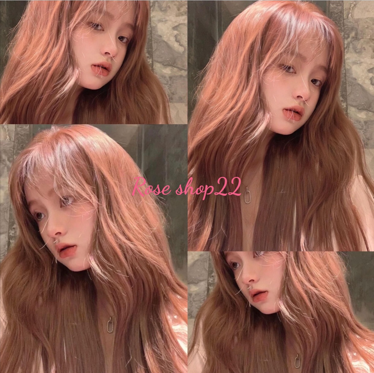 COMBO Peach BLUE hair dye without bleach