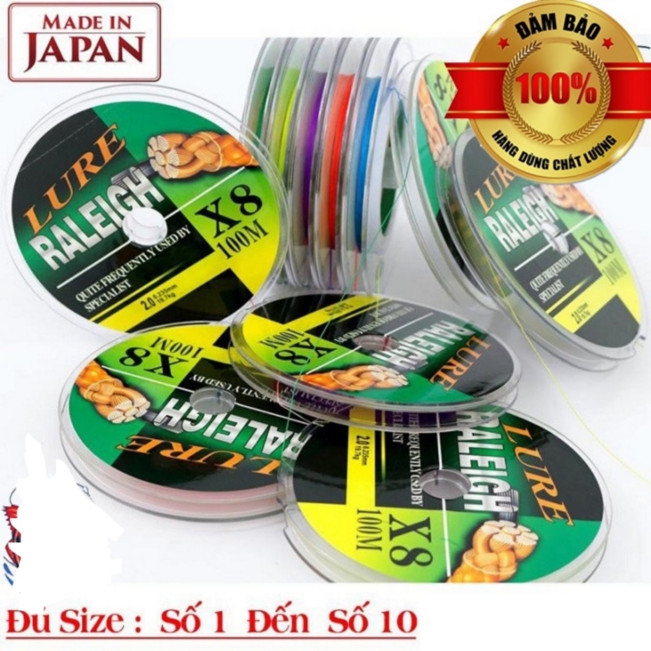 dây Dù câu Lure X8 cao cấp siêu khỏe