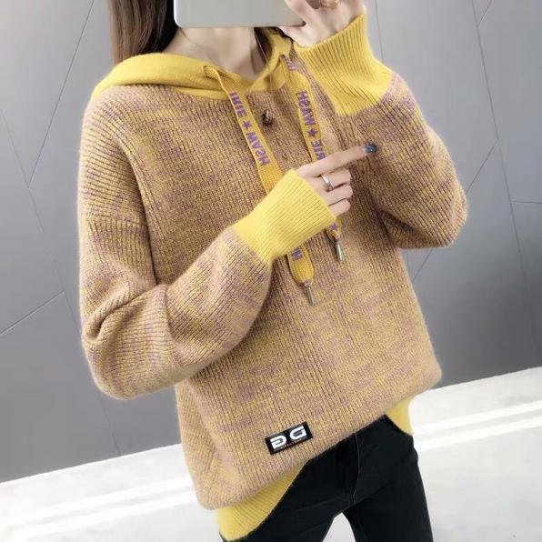 [HCM]ÁO LEN CÓ NÓN DÂY RÚT CHỮ