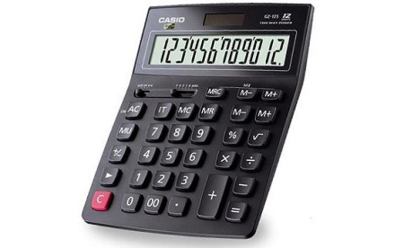 Máy tính bỏ túi Casio GZ-12S (Đen)