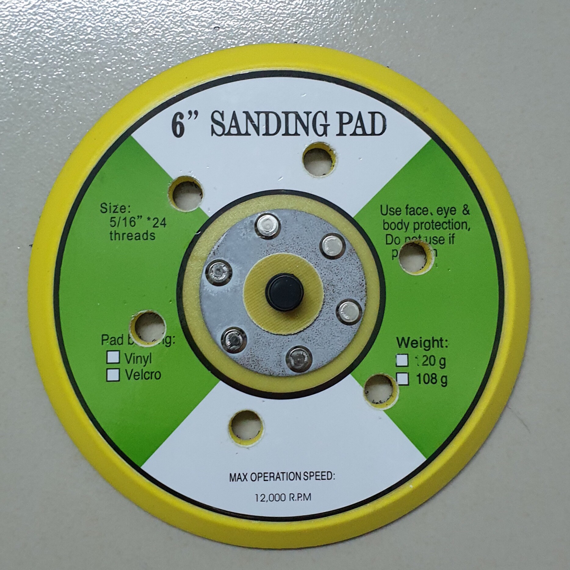 ĐẾ MÁY CHÀ NHÁM HƠI TRÒN 150mm