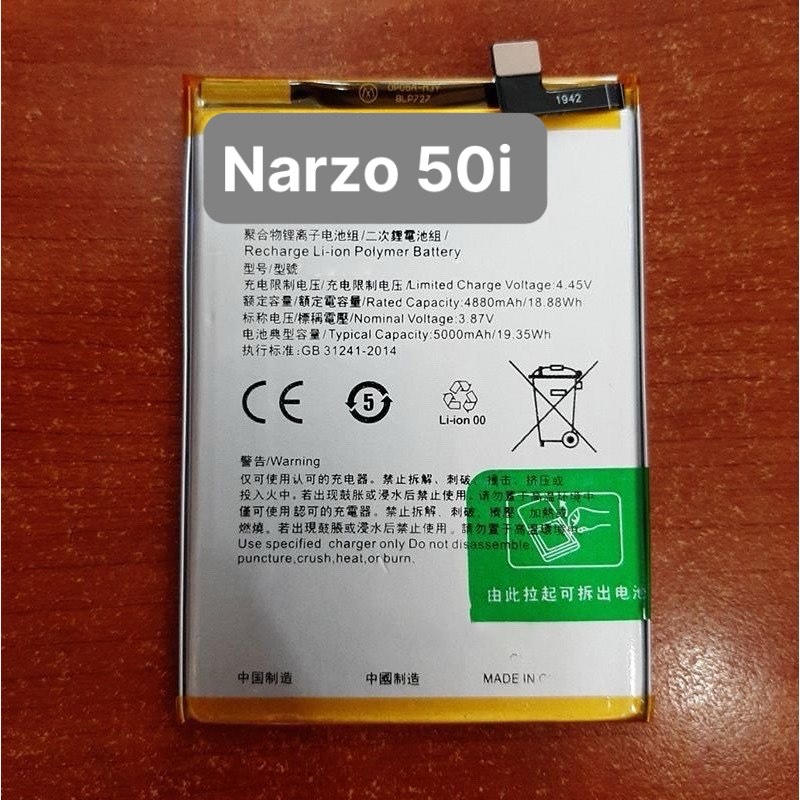 Pin thay thế realme narzo 50i rmx3235