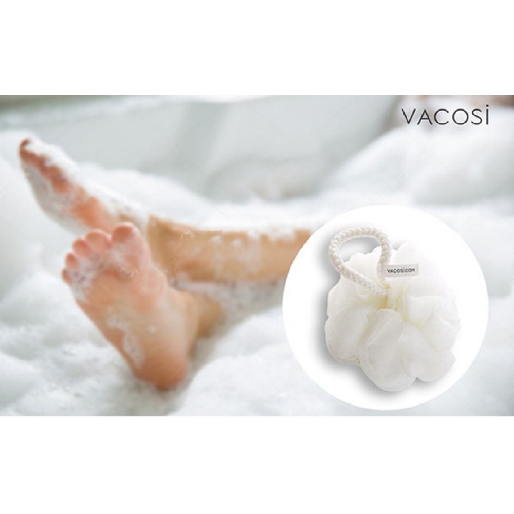 Mẫu mới Bông tắm VACOSI [HCM] Plastic Bath Sponge Bông tạo bọt tắm