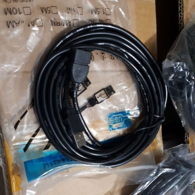 Dây cáp USB nối dài 5m đen