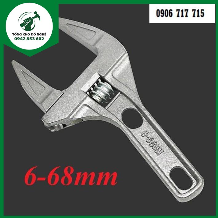 Mỏ lết miệng rộng 68mm - Cờ lê vặn dây cấp nước bằng hợp kim nhôm _TKDN
