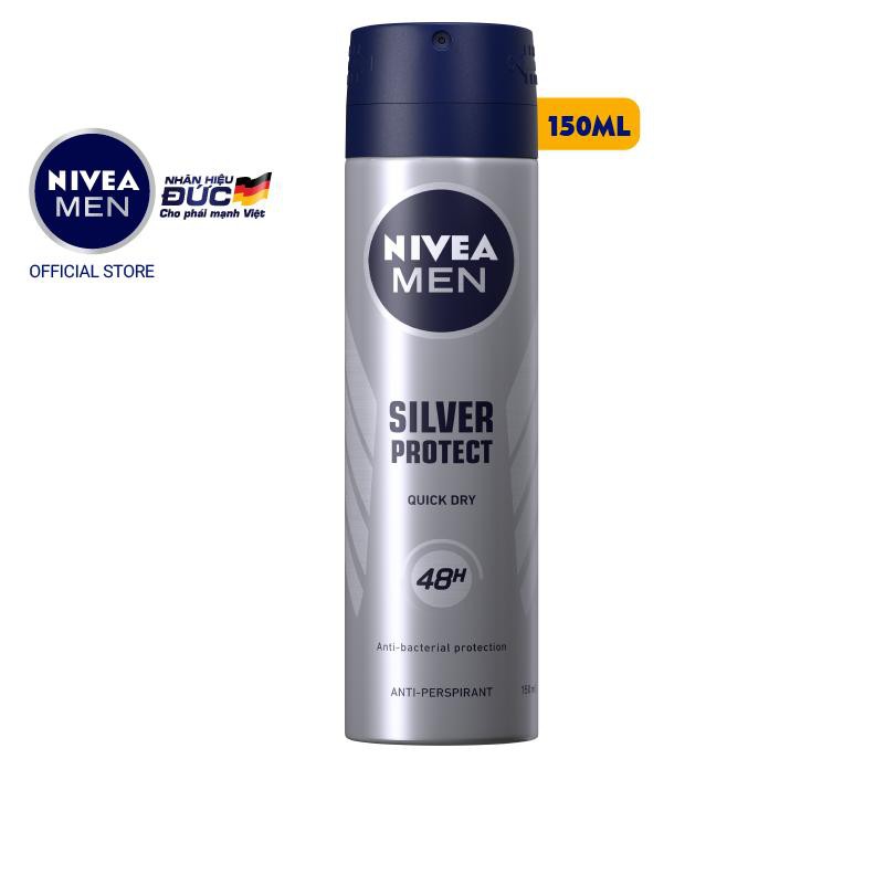 Xịt ngăn mùi Nivea men phân tử bạc (002)