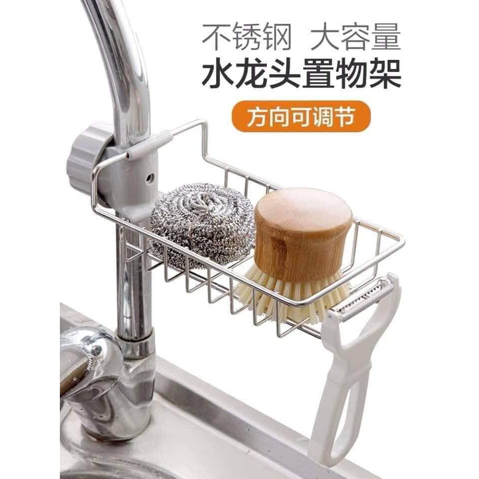 Giá Kệ Để Giẻ Rửa Bát Inox