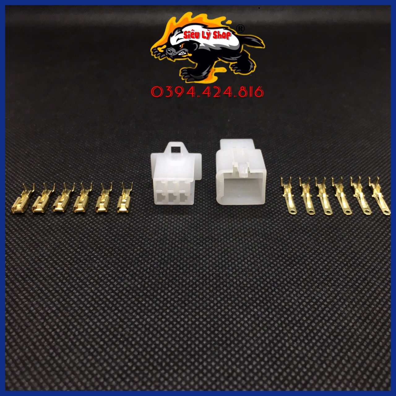 Giắc kết nối 6P-2.8 + Cosse