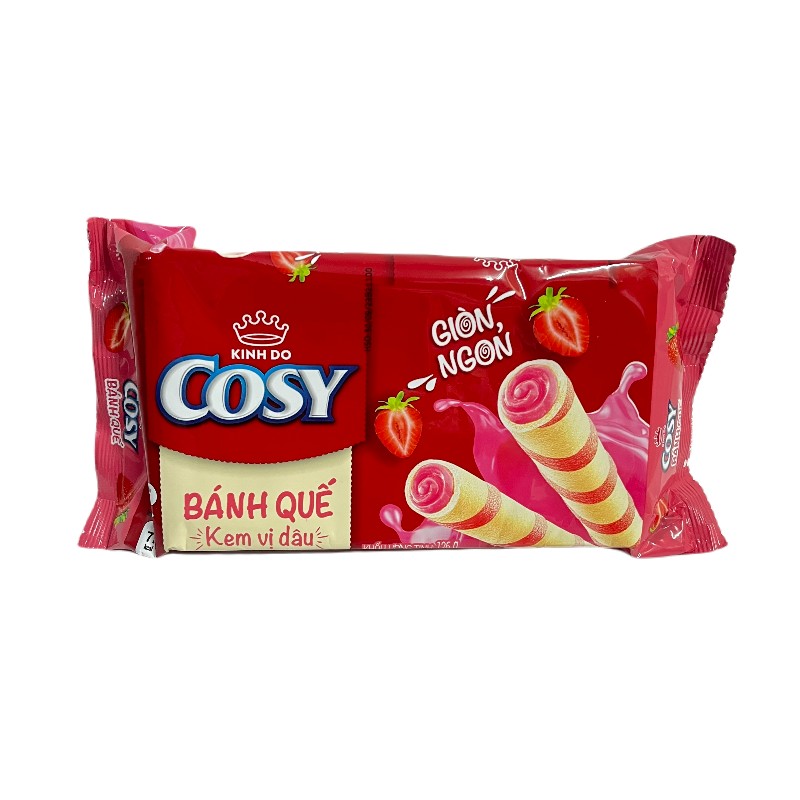 Bánh Cosy Ốc Quế Dâu