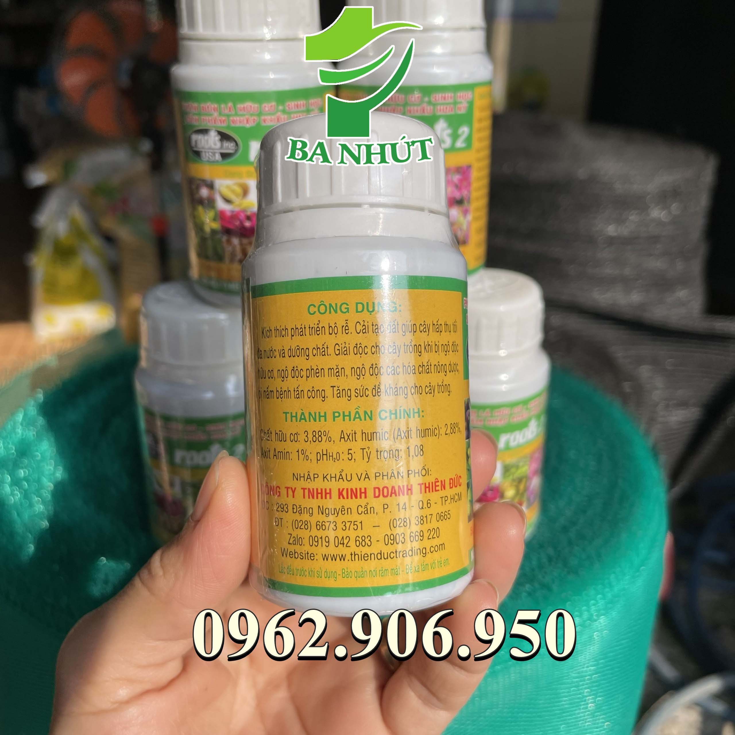 Phân Bón Lá Cao Cấp Kích Ra Rễ ROOTS 2 Hoa Kỳ (100ml)