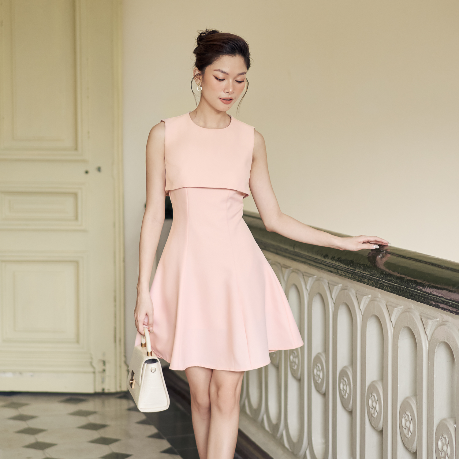 Đầm xòe pho xéo Maybi
