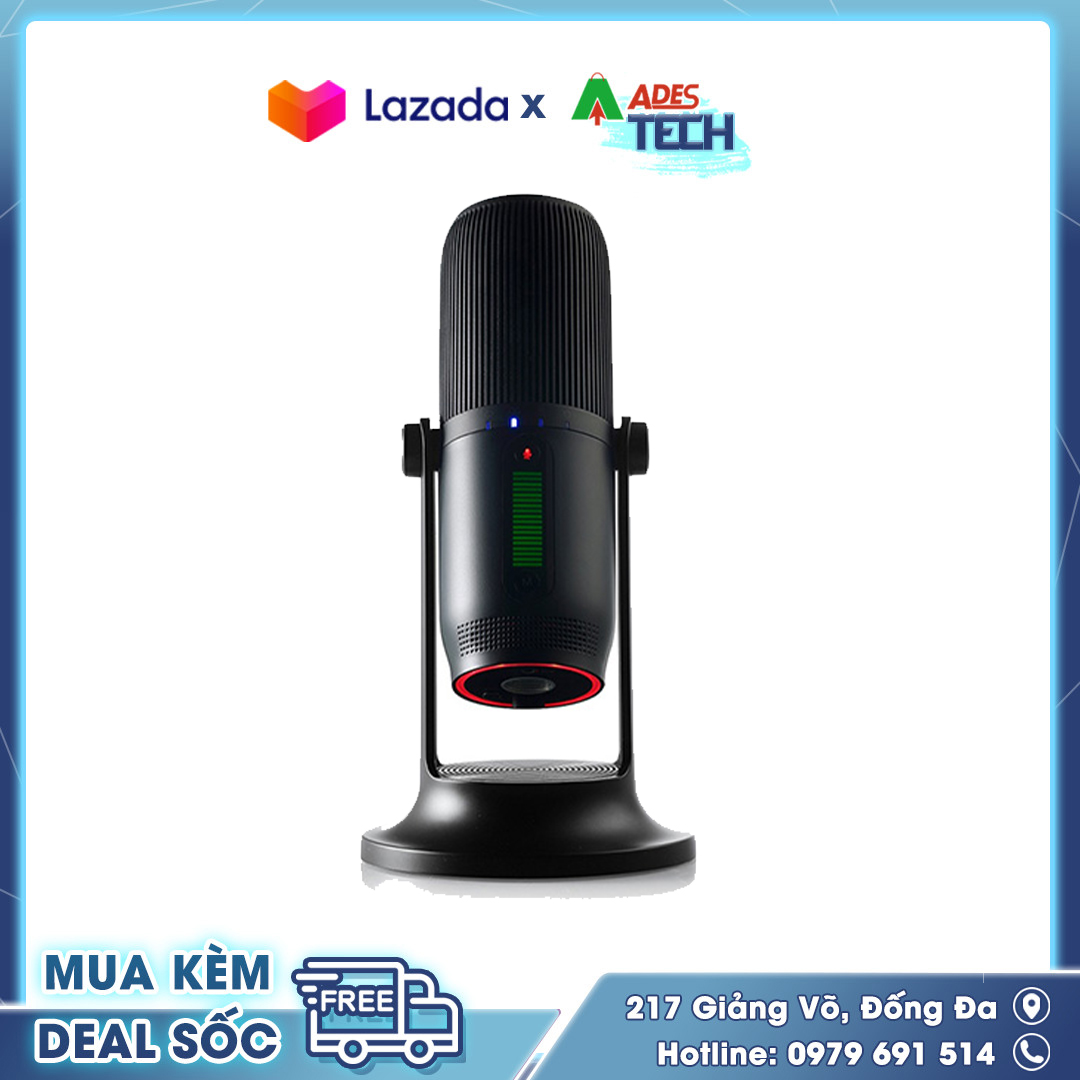 [HÀNG CHÍNH HÃNG] Microphone Thronmax M2 Pro Mdrill One Pro Jet Black 96khz M2PB - Tốc Độ Bit 24 - Bảo Hành 12 Tháng