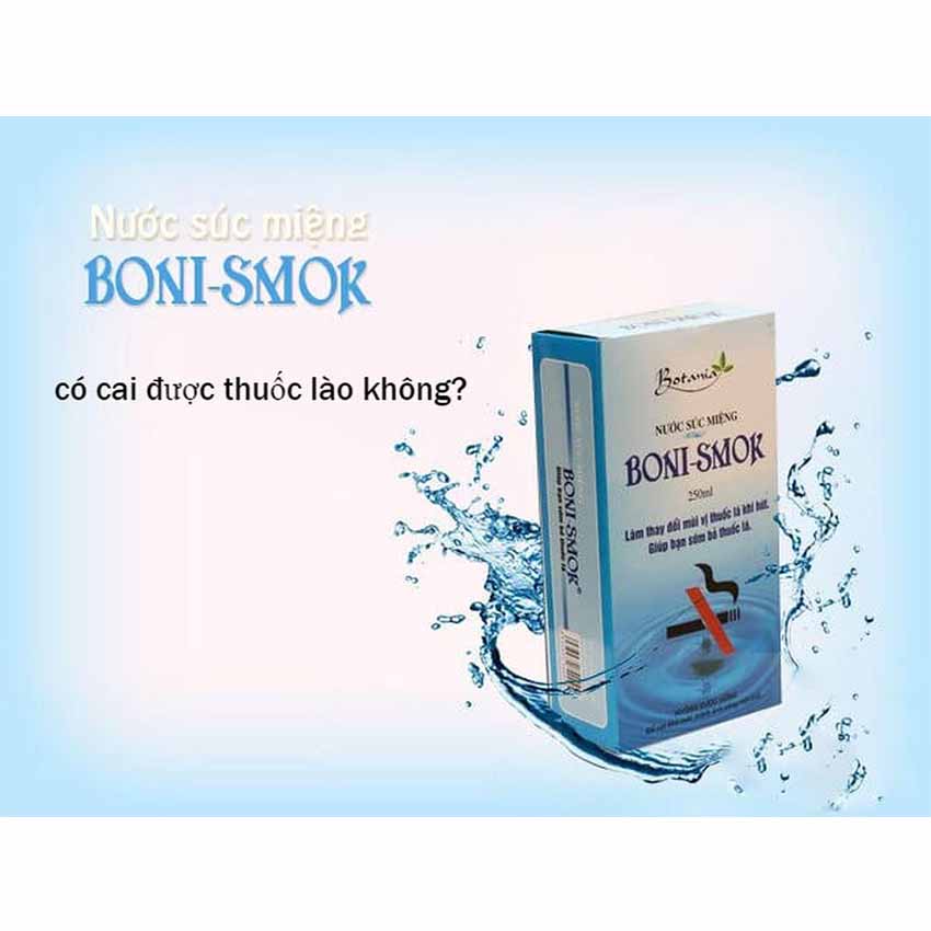 Boni-Smok Chai Nước súc miệng 250ml- Gia Hân