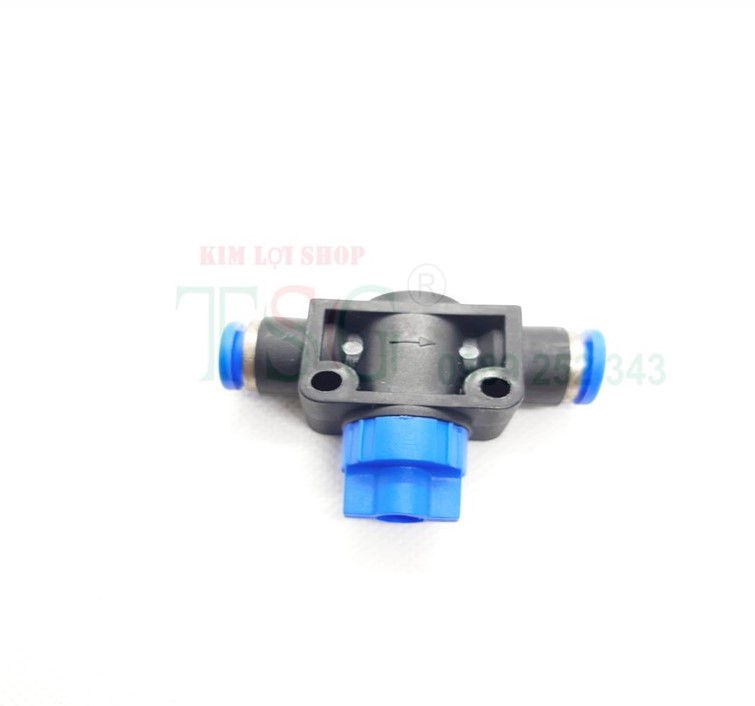 Van khóa 2 đầu ống dạng van bi Mode: HVFF ống ( 4mm, 6mm, 8,mm, 10mm, 12mm) ( hiệu: SUNCOS)