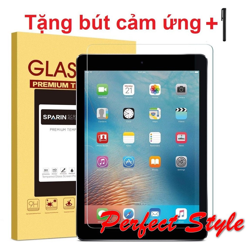 Kính cường lực ipad 2-3-4 air 1-2 - 3 4 mini 1-2-3 mini 4-5 ipad 9.7' ipad 10.5 ipad 11 gen 5 6 7 8