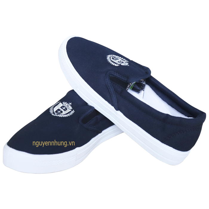 [HCM]Giày bata asia nam nữ xỏ bông lúa xanh đen