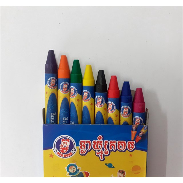 Bút sáp màu panda 8 màu