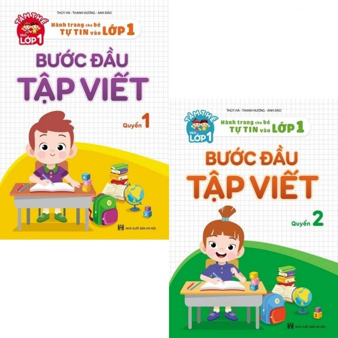 Sách - Bước đầu tập viết quyển 1 + 2