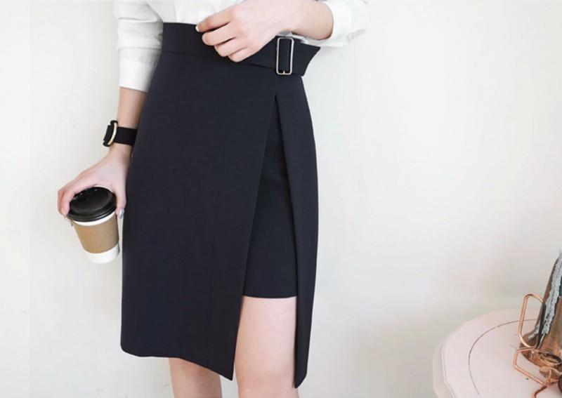 [HCM]Chân váy xẻ tà Halona