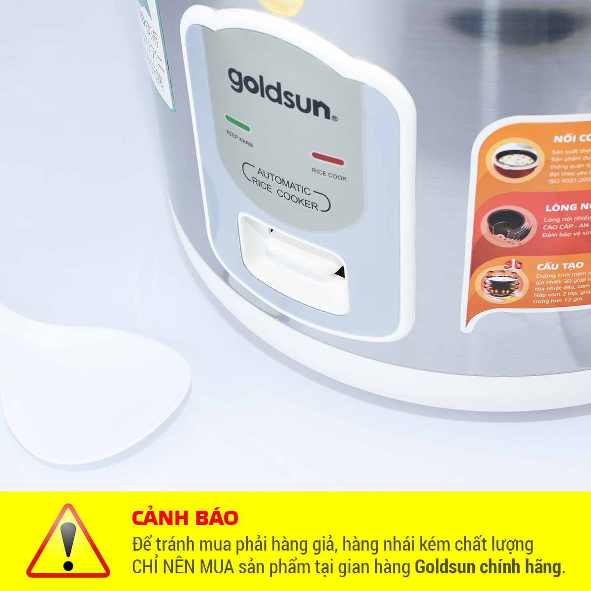 Nồi cơm điện Goldsun ARC-G181XD
