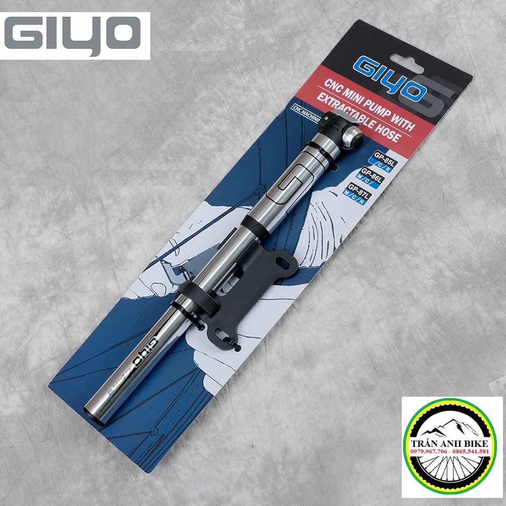 Bơm mini Cao Cấp Xe Đạp GIYO GP-85L