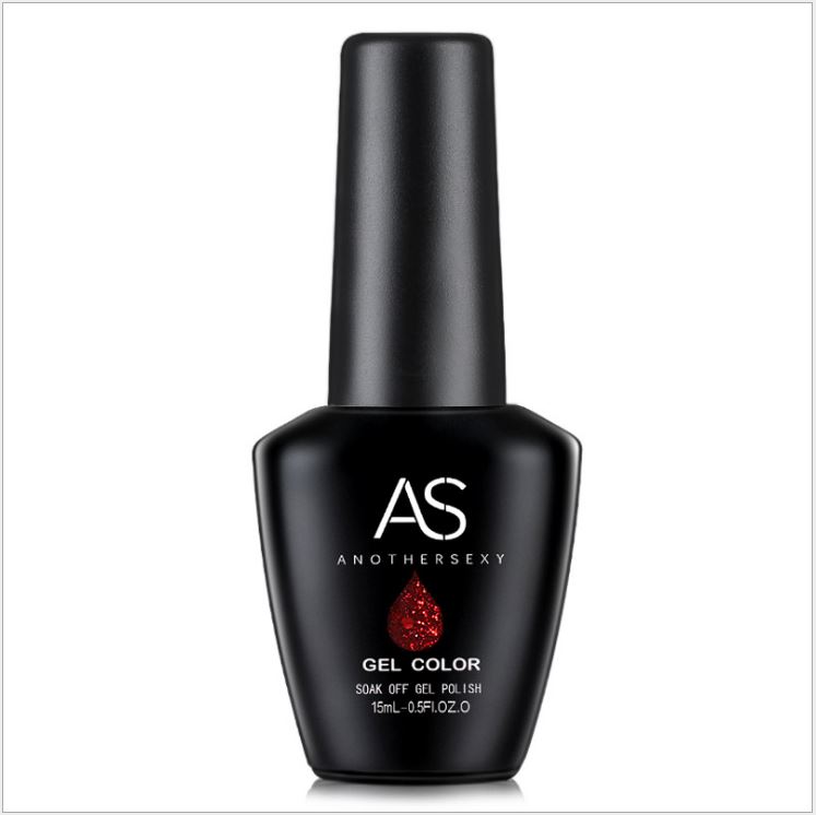 Sơn Gel AS Mã PH Nhũ Đỏ 15ml - Chai Đen